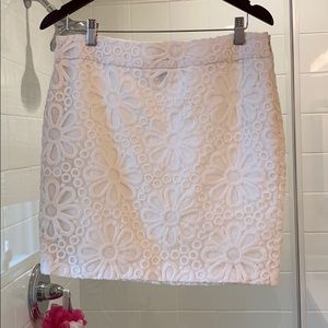 INC white mini pencil skirt